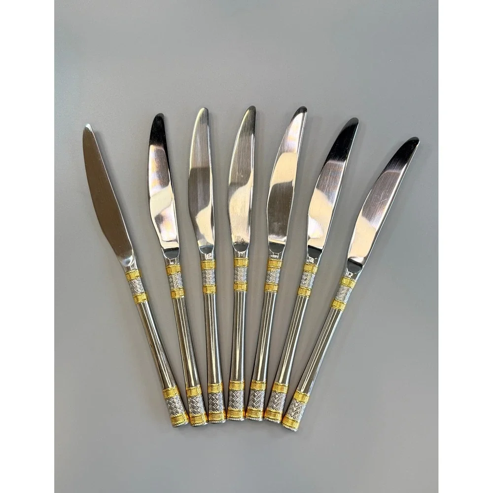 Wallace Silversmiths Aegean Weave Flatware 45 PCS Set Good Vintage Silverplate